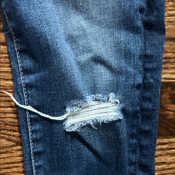 AG Adriano Goldschmied Distressed Blue Jeans - Picture 7 of 11